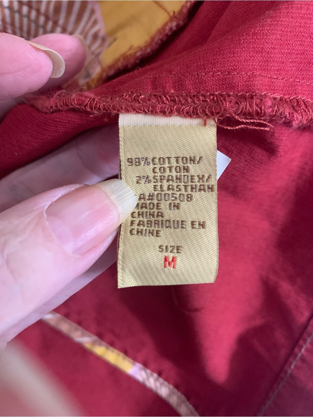 Christopher Blue Red Button-Front Utility Jacket - Picture 4 of 5